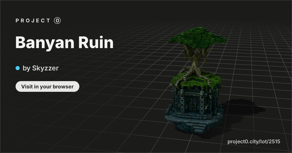 Banyan Ruin, a build by Skyzzer in Project 0