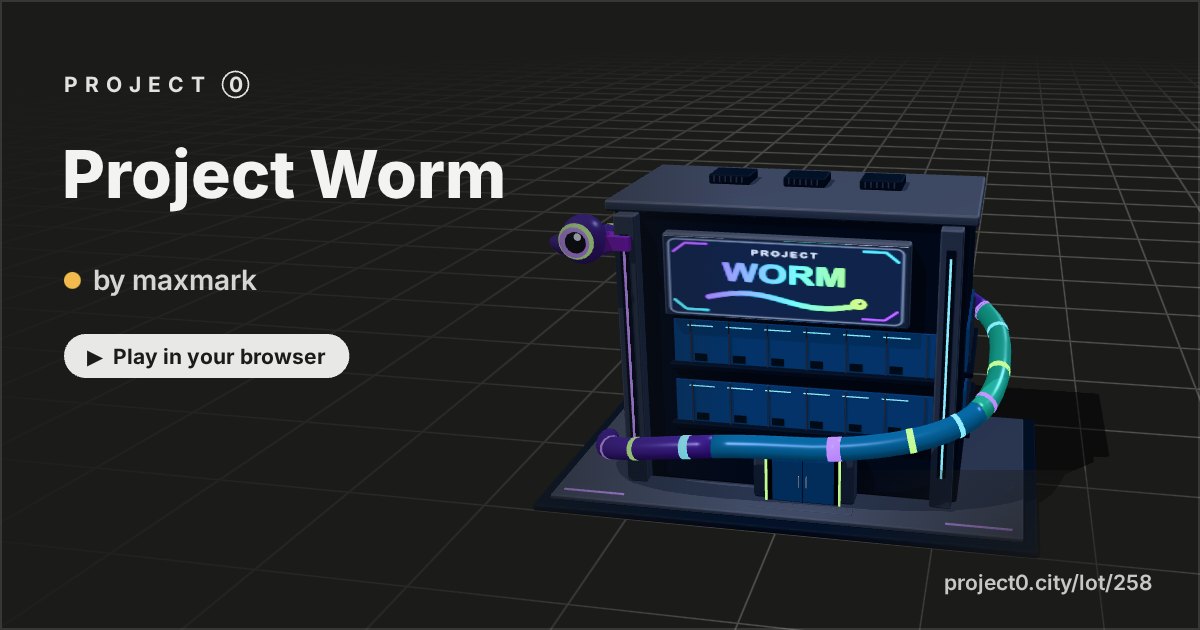 Project Worm, a game by maxmark in Project 0