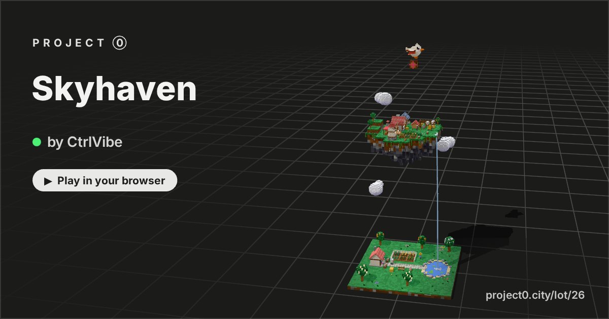 Skyhaven, a game by CtrlVibe in Project 0