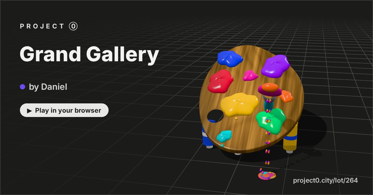 Grand Gallery, a game by Daniel in Project 0