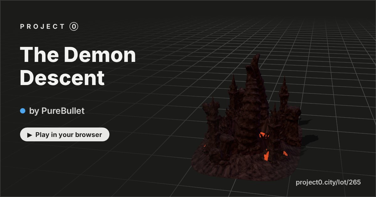 The Demon Descent, a game by PureBullet in Project 0