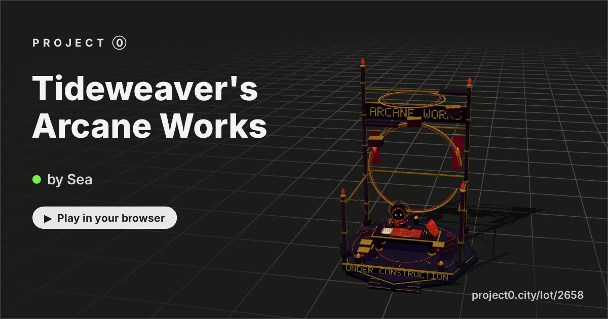 Tideweaver's Arcane Works, a game by Sea in Project 0