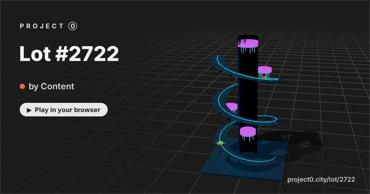 Lot #2722, a game by Content in Project 0