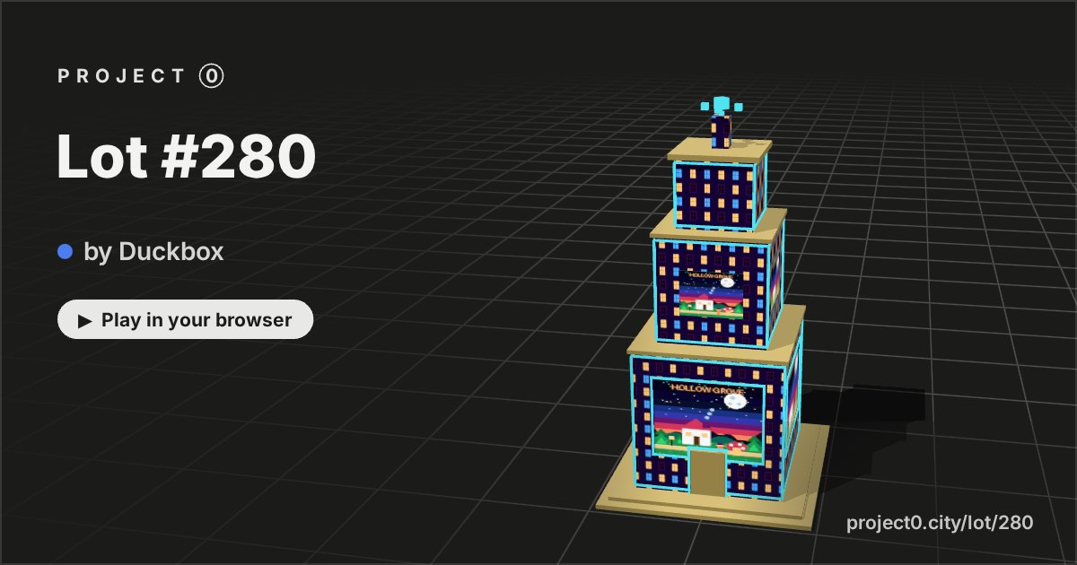 Lot #280, a game by Duckbox in Project 0