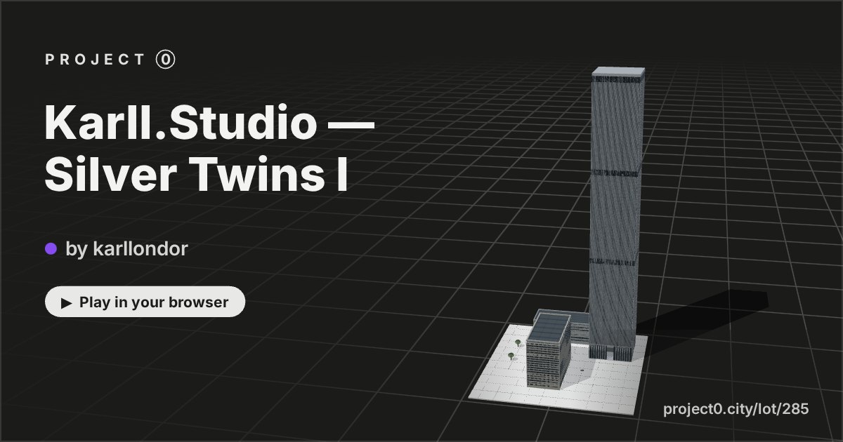 Karll.Studio — Silver Twins I, a game by karllondor in Project 0