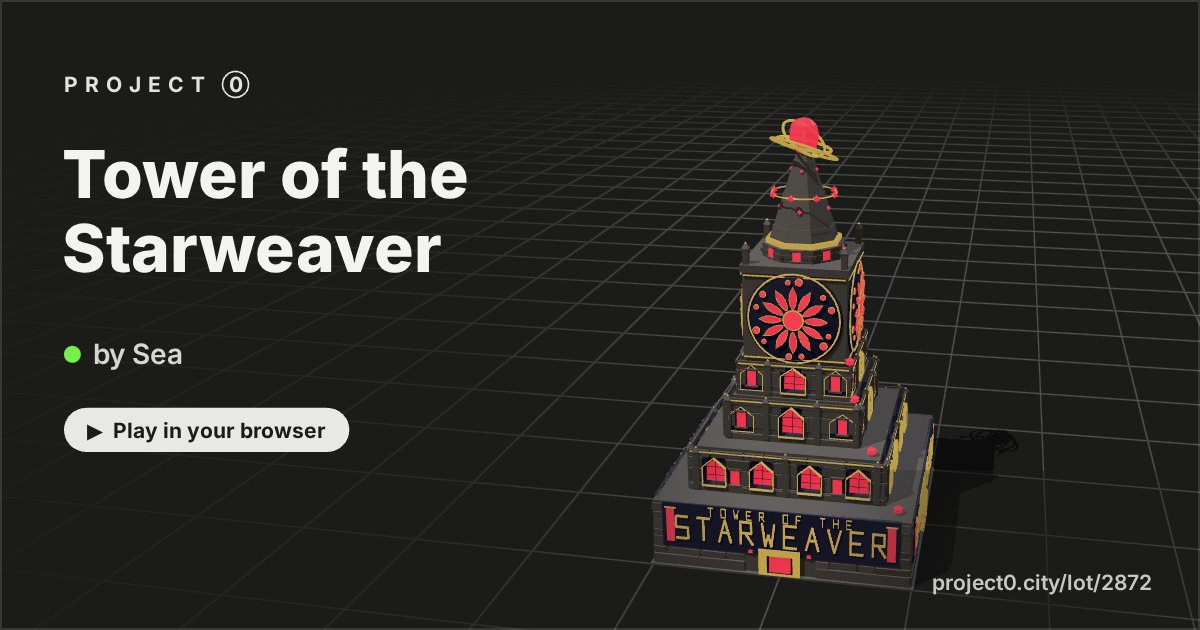 Tower of the Starweaver, a game by Sea in Project 0