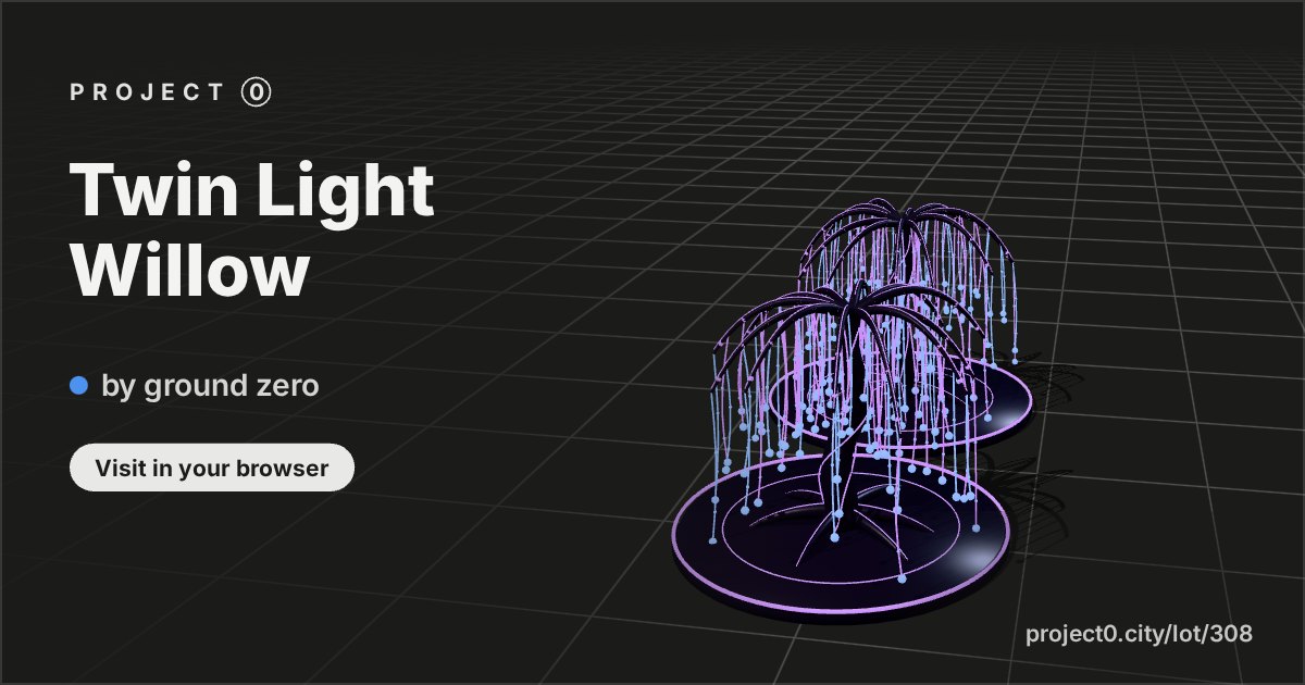 Twin Light Willow, a build by ground zero in Project 0
