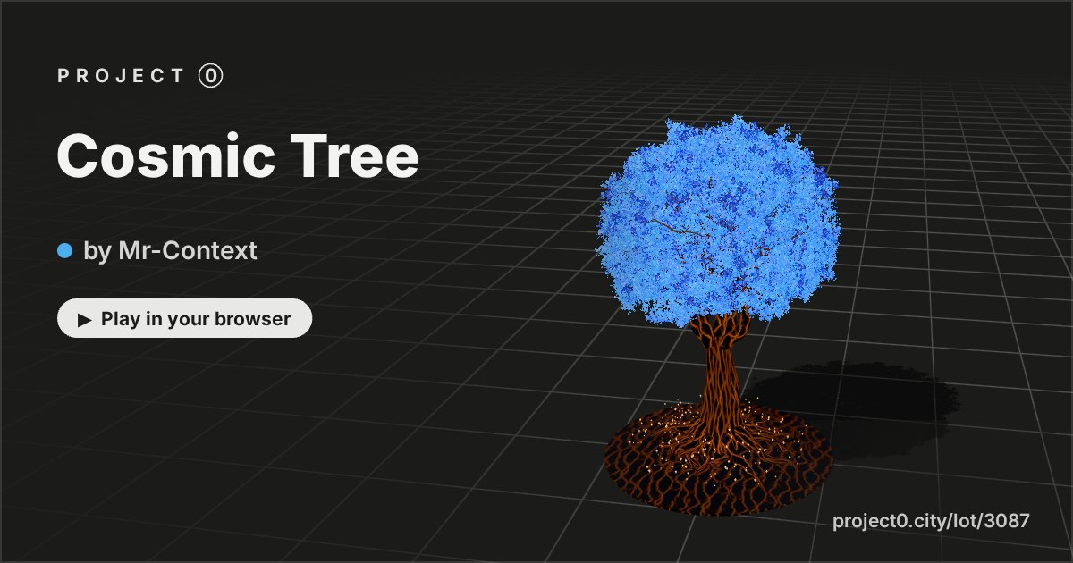 Cosmic Tree, a game by Mr-Context in Project 0
