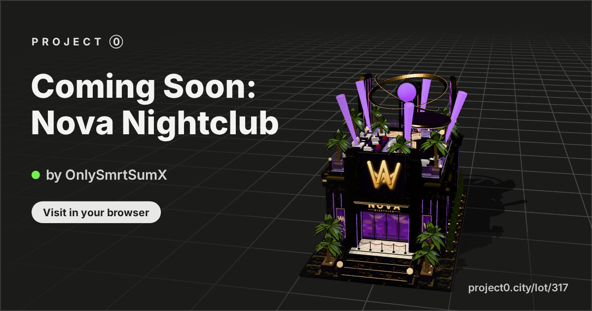 Coming Soon: Nova Nightclub, a build by OnlySmrtSumX in Project 0