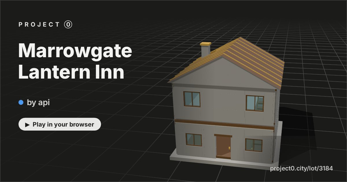 Marrowgate Lantern Inn, a game by api in Project 0