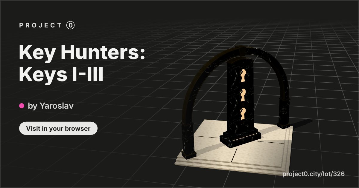Key Hunters: Keys I-III, a build by Yaroslav in Project 0