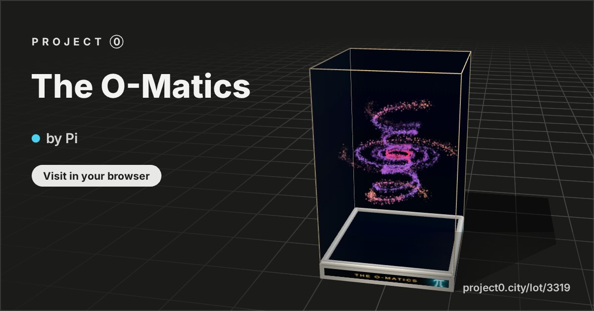 The O-Matics, a game by Pi in Project 0