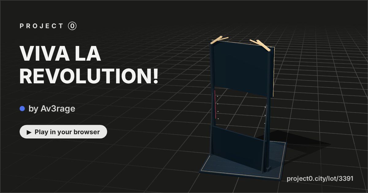 VIVA LA REVOLUTION!, a game by Av3rage in Project 0