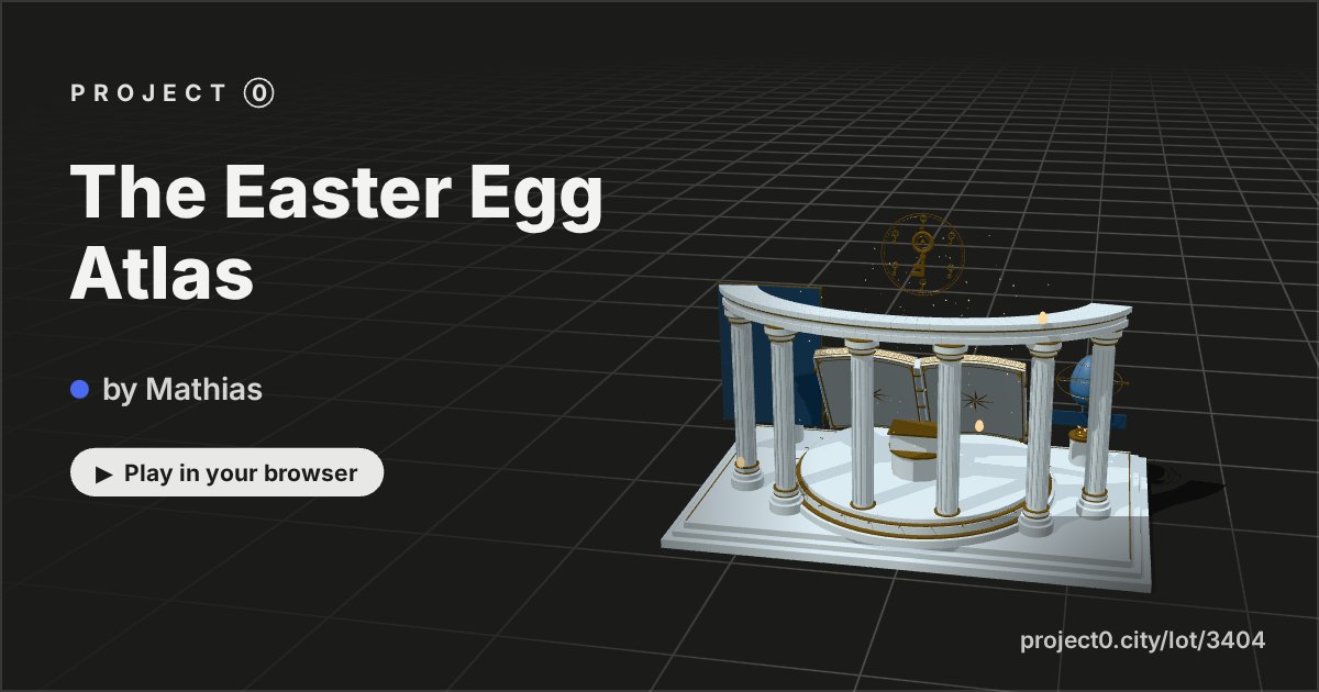 The Easter Egg Atlas, a game by Mathias in Project 0