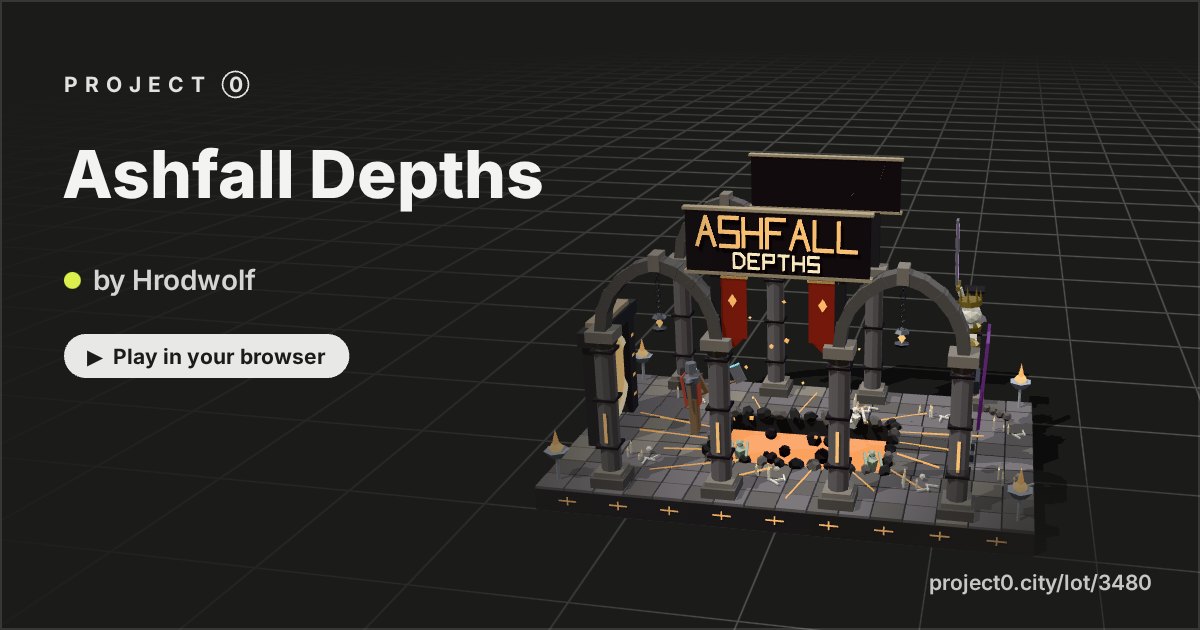 Ashfall Depths, a game by Hrodwolf in Project 0