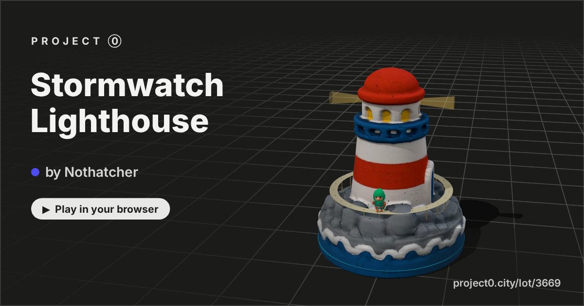 Stormwatch Lighthouse, a game by Nothatcher in Project 0