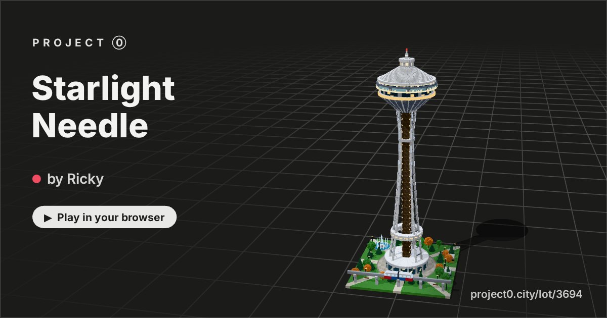 Starlight Needle, a game by Ricky in Project 0