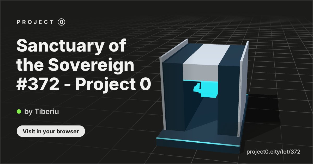 Sanctuary of the Sovereign #372 - Project 0, a build by Tiberiu in Project 0