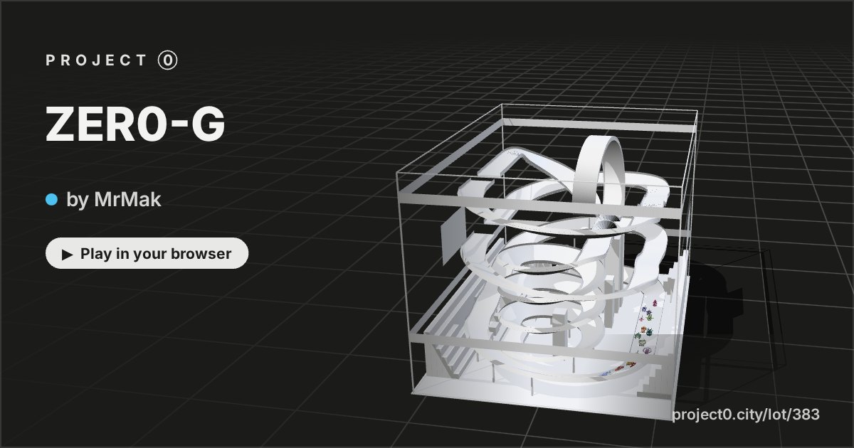 ZER0-G, a game by MrMak in Project 0