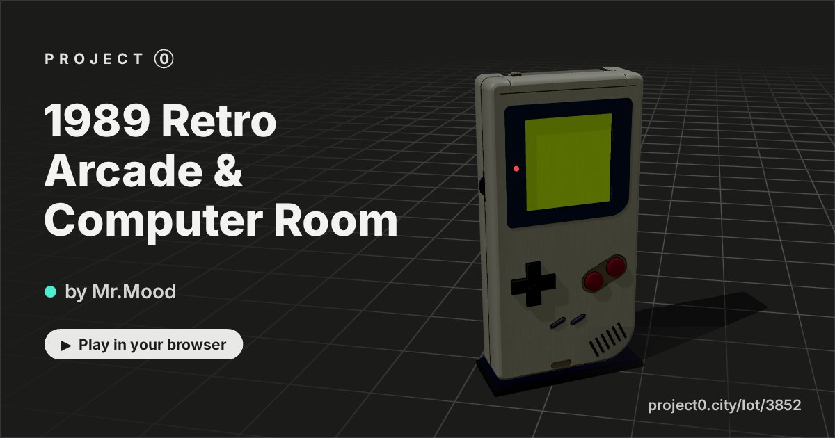 1989 Retro Arcade & Computer Room, a game by Mr.Mood in Project 0