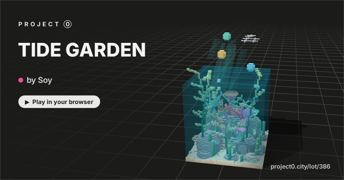 TIDE GARDEN, a game by Soy in Project 0