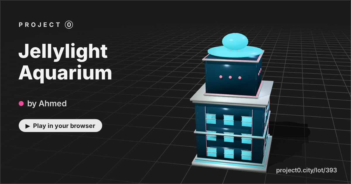 Jellylight Aquarium, a game by Ahmed in Project 0