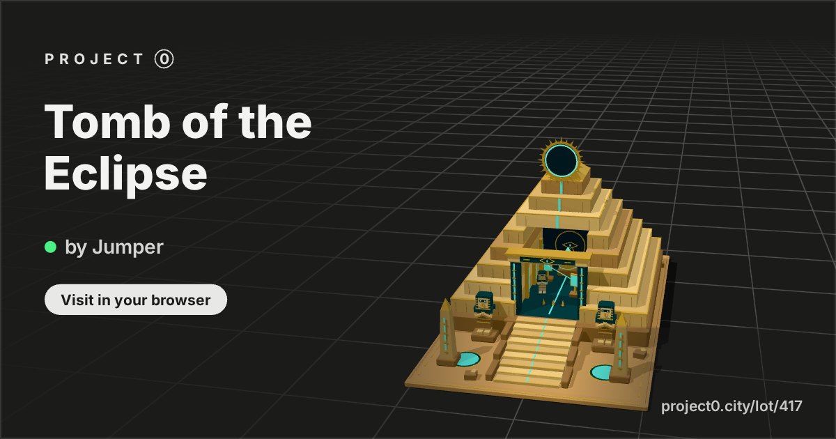 Tomb of the Eclipse, a build by Jumper in Project 0