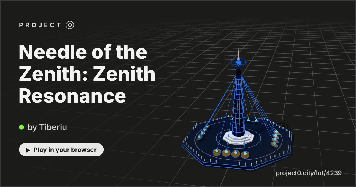 Needle of the Zenith: Zenith Resonance, a game by Tiberiu in Project 0