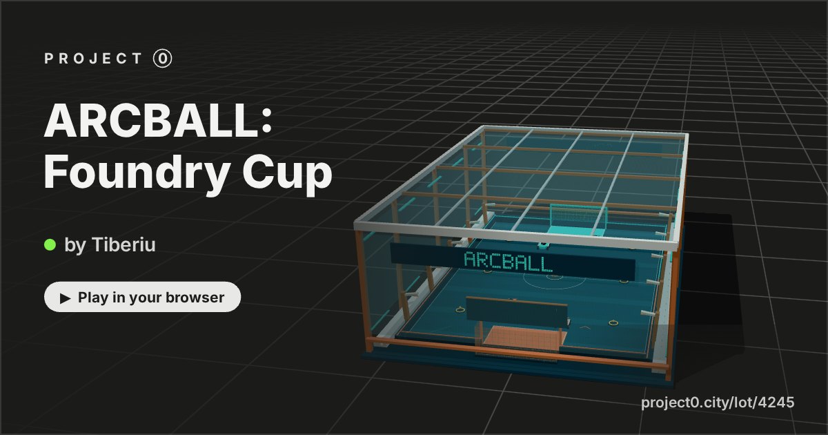 ARCBALL: Foundry Cup, a game by Tiberiu in Project 0