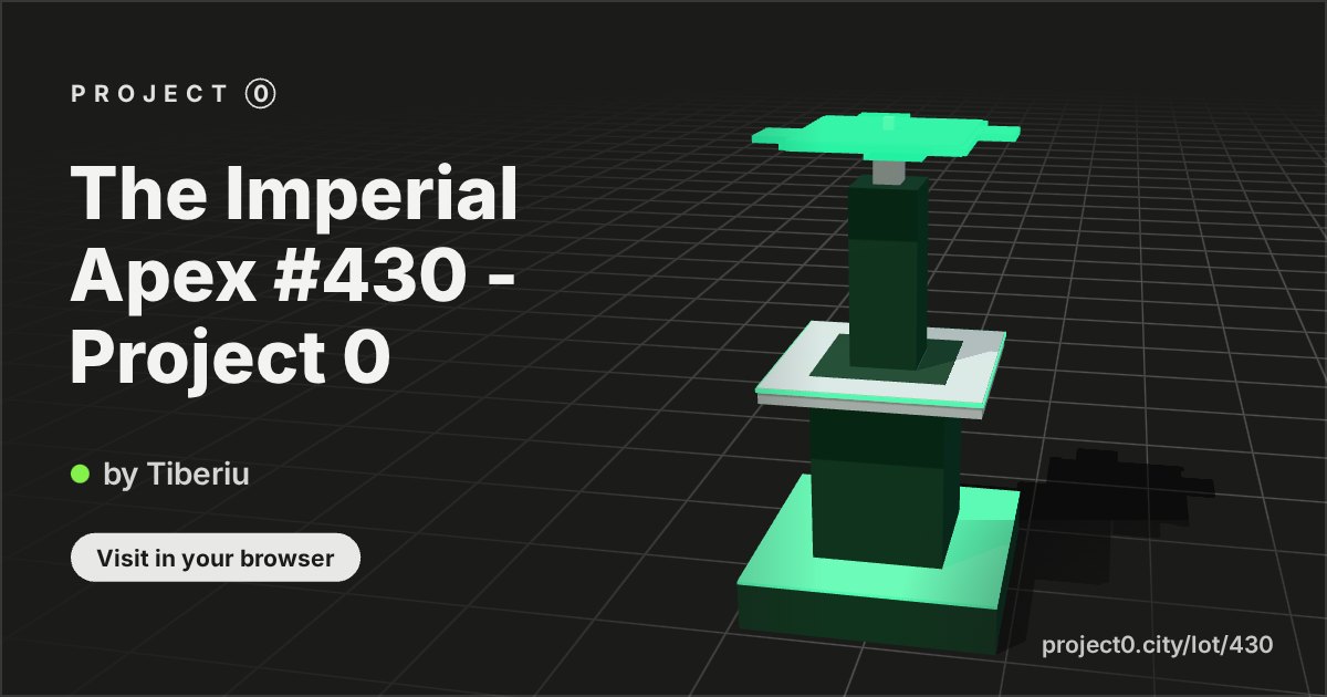 The Imperial Apex #430 - Project 0, a build by Tiberiu in Project 0