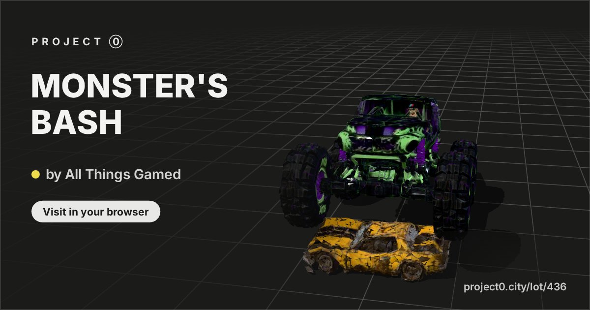 MONSTER'S BASH, a build by All Things Gamed in Project 0