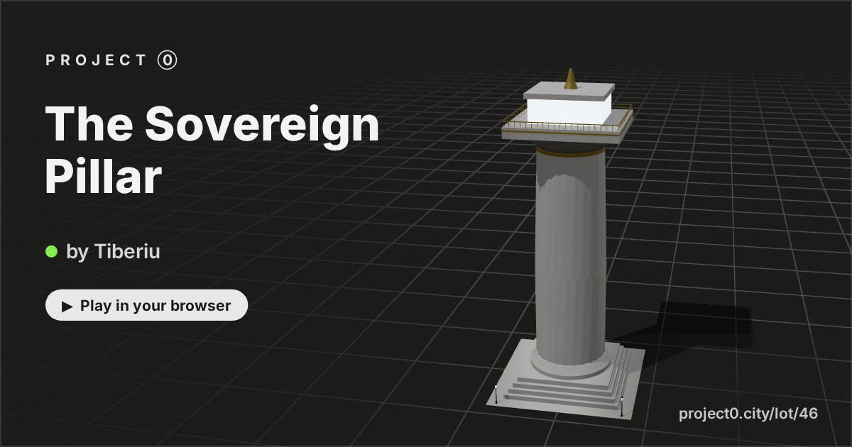 The Sovereign Pillar, a game by Tiberiu in Project 0