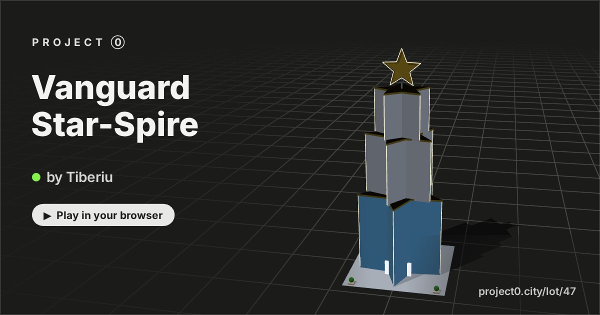 Vanguard Star-Spire, a game by Tiberiu in Project 0