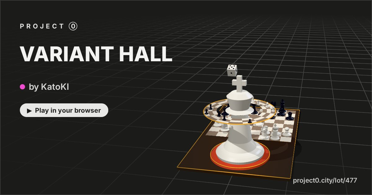 VARIANT HALL, a game by KatoKI in Project 0