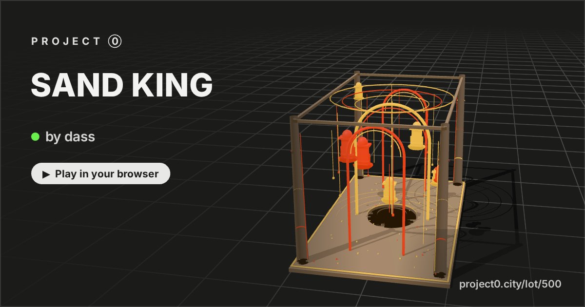 SAND KING, a game by dass in Project 0