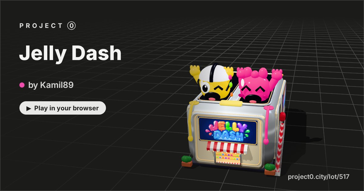 Jelly Dash, a game by Kamil89 in Project 0