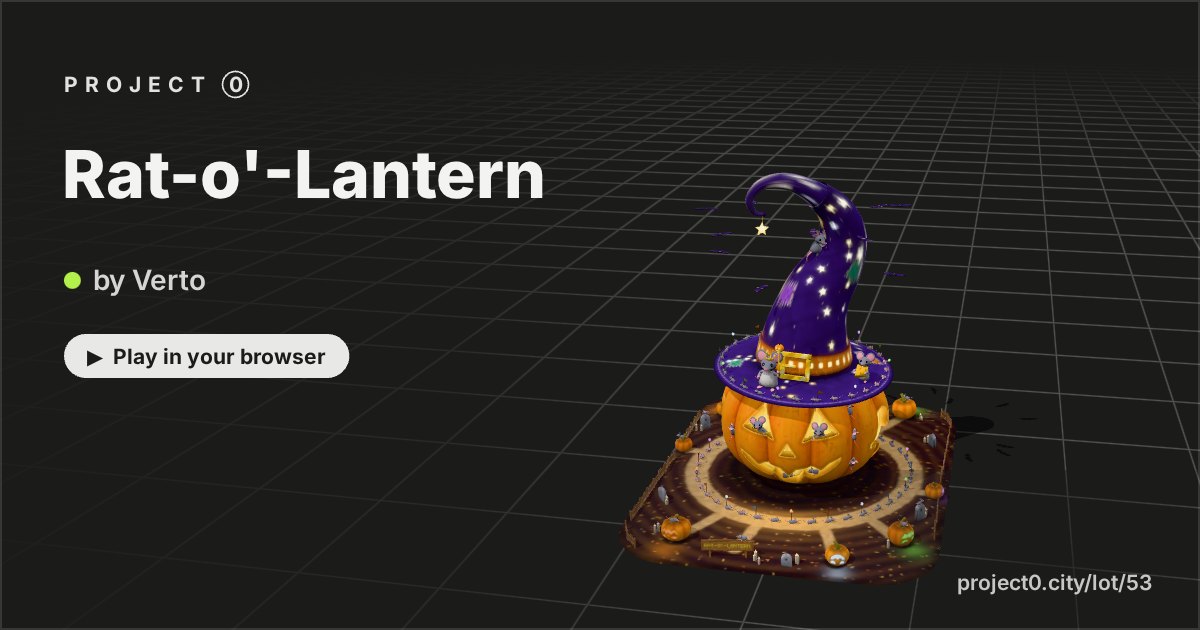 Rat-o'-Lantern, a game by Verto in Project 0