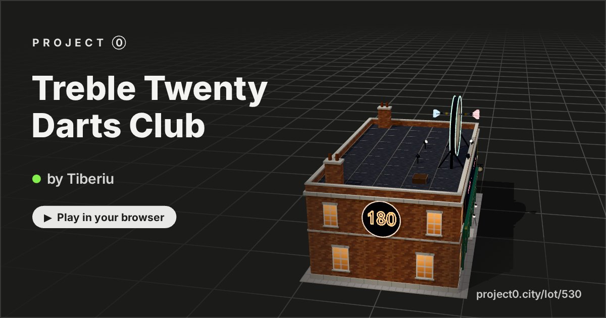 Treble Twenty Darts Club, a game by Tiberiu in Project 0