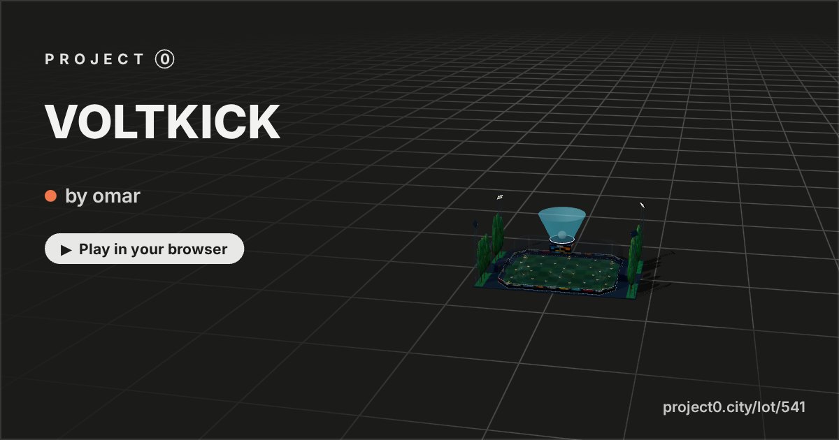 VOLTKICK, a game by omar in Project 0