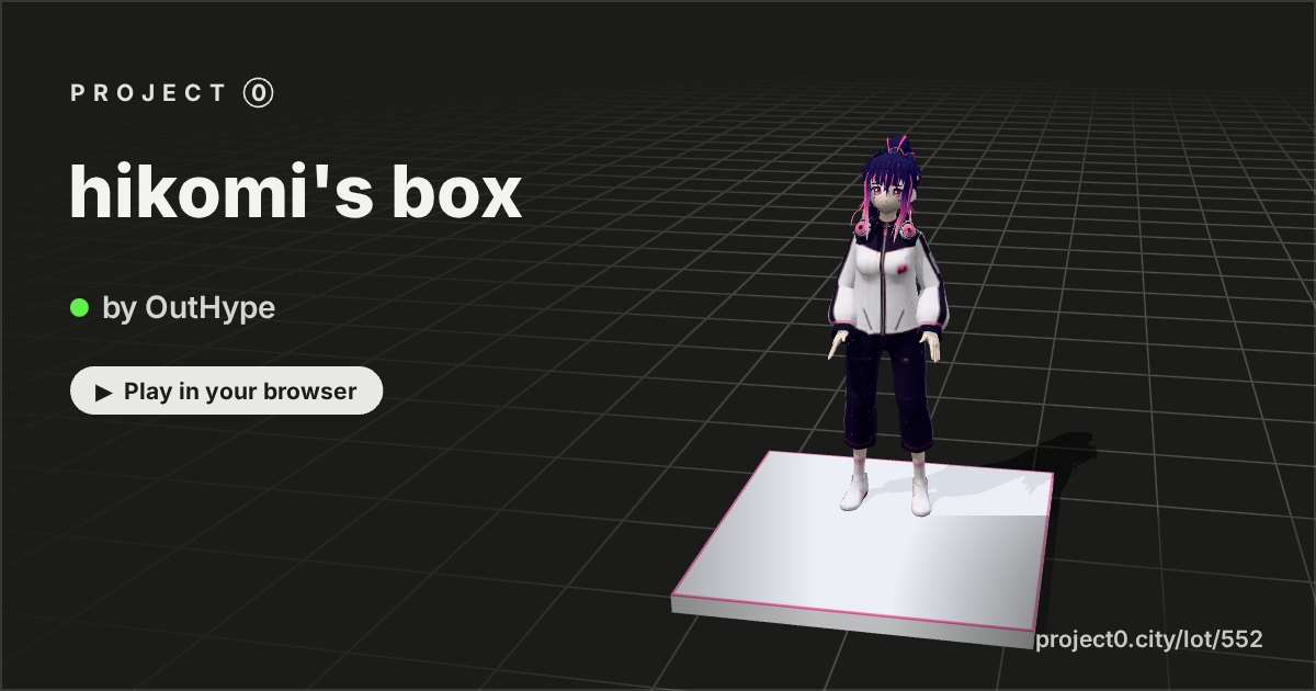 hikomi's box, a game by OutHype in Project 0