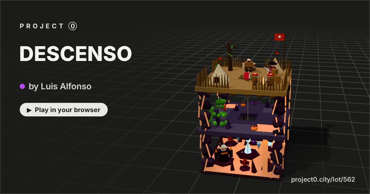 DESCENSO, a game by Luis Alfonso in Project 0