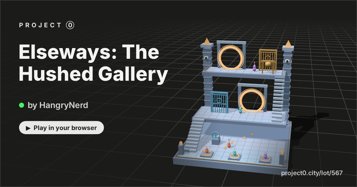 Elseways: The Hushed Gallery, a game by HangryNerd in Project 0