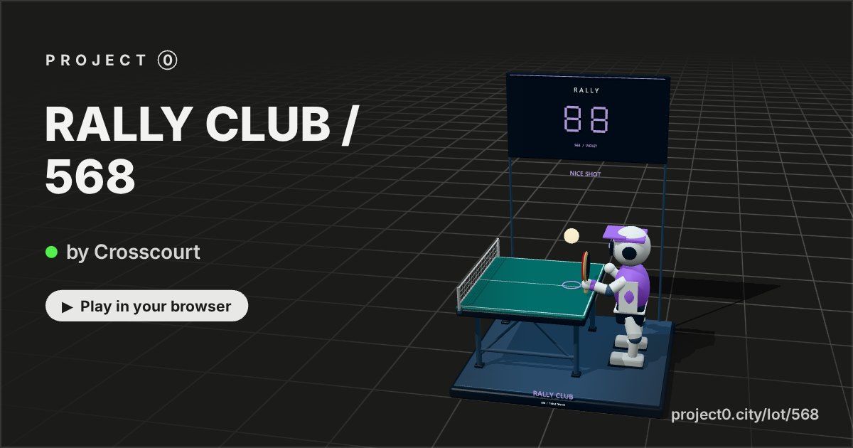 RALLY CLUB / 568, a game by Crosscourt in Project 0