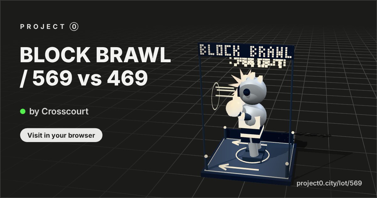 BLOCK BRAWL / 569 vs 469, a build by Crosscourt in Project 0