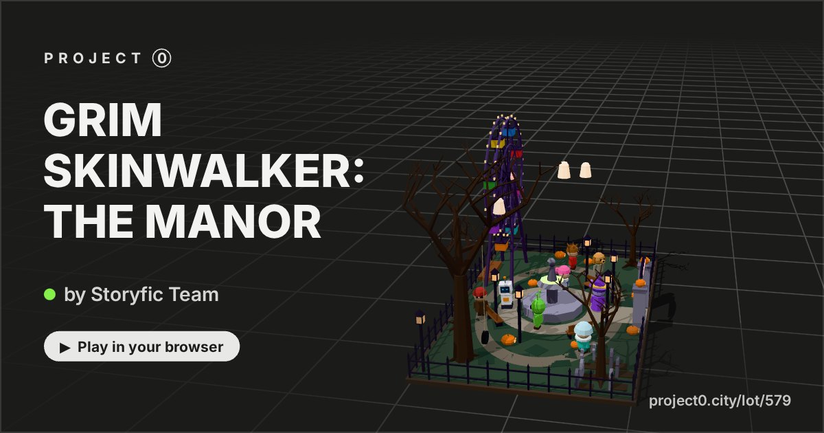 GRIM SKINWALKER: THE MANOR, a game by Storyfic Team in Project 0