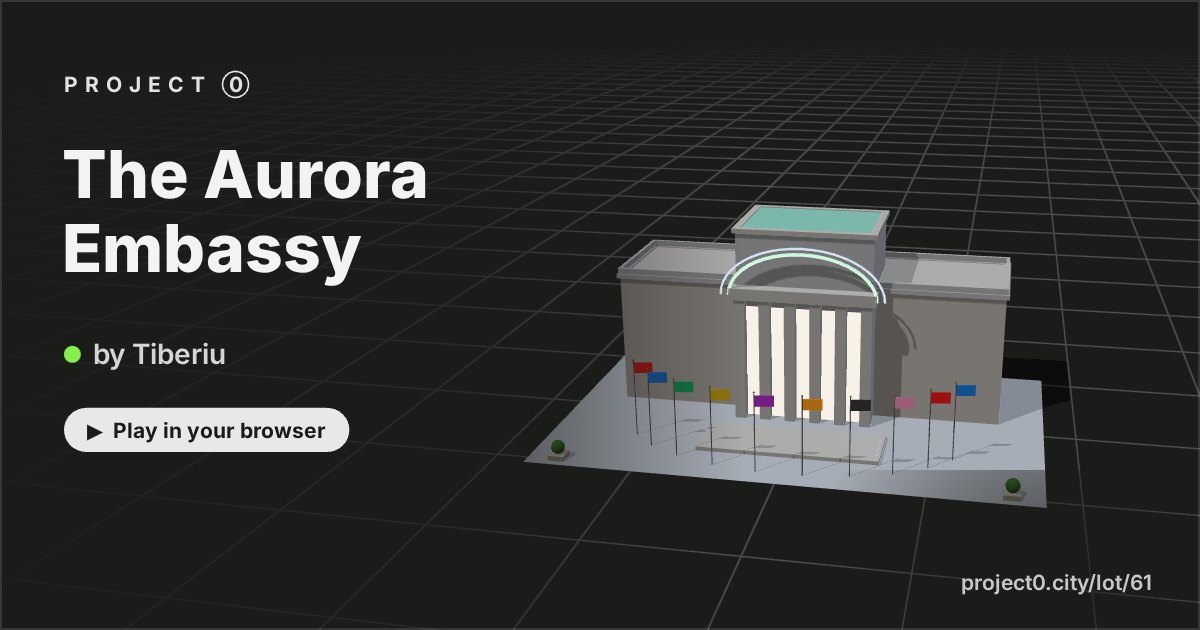 The Aurora Embassy, a game by Tiberiu in Project 0