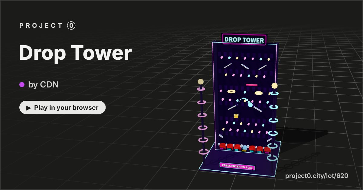 Drop Tower, a game by CDN in Project 0