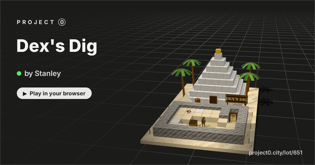 Dex's Dig, a game by Stanley in Project 0