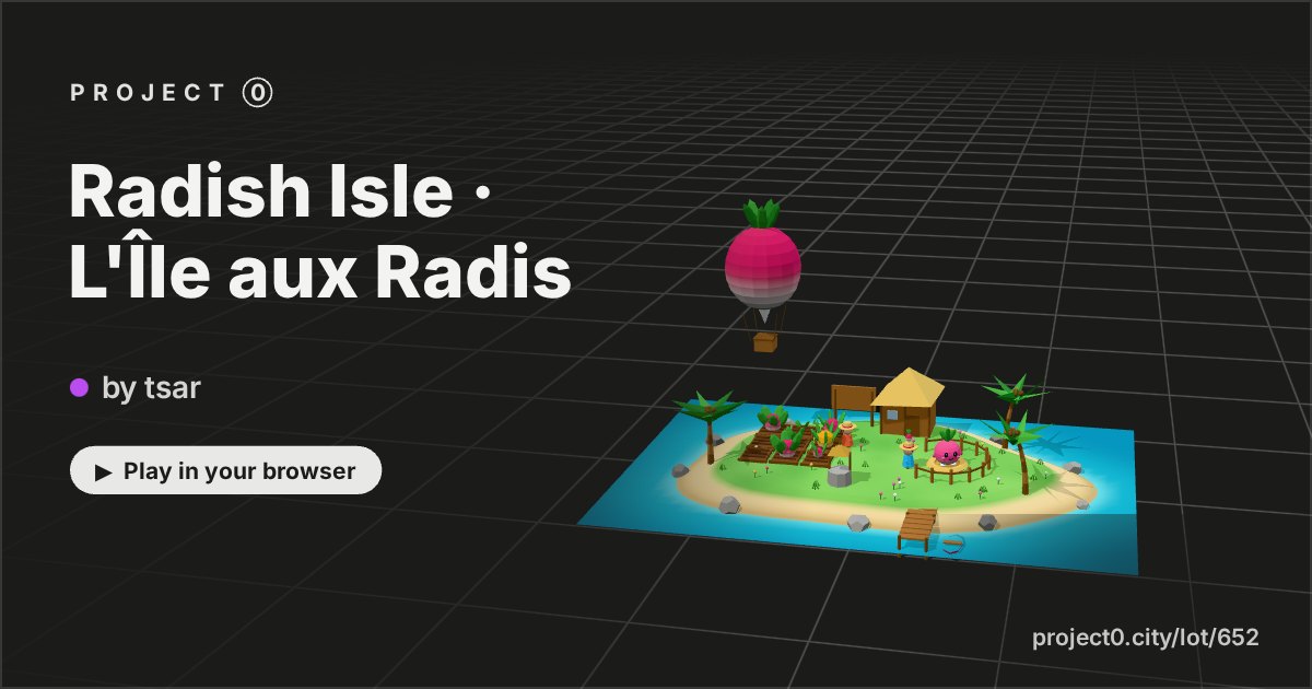 Radish Isle · L'Île aux Radis, a game by tsar in Project 0