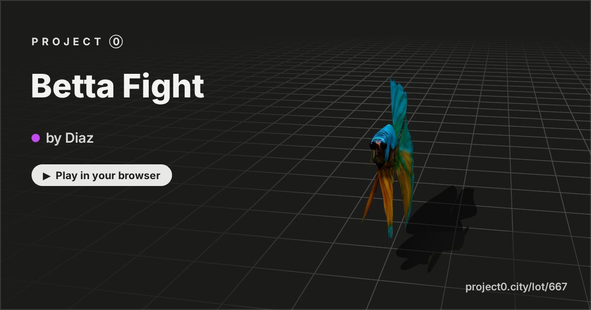 Betta Fight, a game by Diaz in Project 0